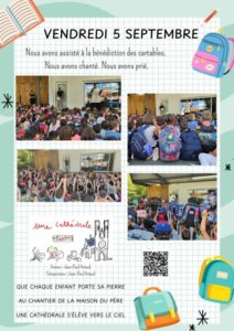 Bénédiction des cartables